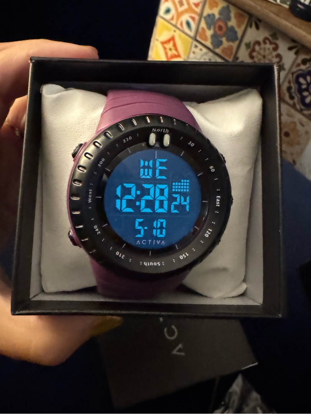 NEW in box Activa X Invicta Men’s Purple Digital Sport Watch– ACW1237-008